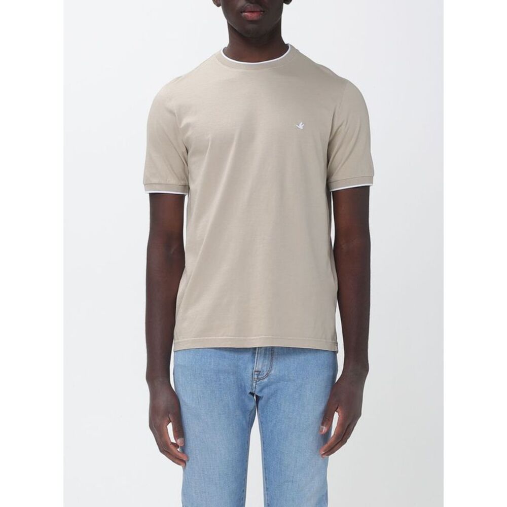 Brooksfield T-Shirt Men Kaki